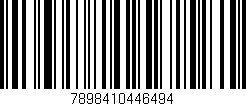 Código de barras (EAN, GTIN, SKU, ISBN): '7898410446494'