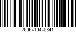 Código de barras (EAN, GTIN, SKU, ISBN): '7898410448641'