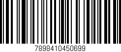 Código de barras (EAN, GTIN, SKU, ISBN): '7898410450699'