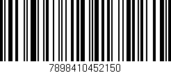 Código de barras (EAN, GTIN, SKU, ISBN): '7898410452150'
