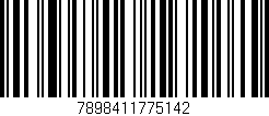 Código de barras (EAN, GTIN, SKU, ISBN): '7898411775142'