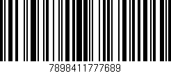 Código de barras (EAN, GTIN, SKU, ISBN): '7898411777689'