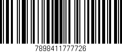 Código de barras (EAN, GTIN, SKU, ISBN): '7898411777726'