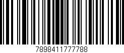 Código de barras (EAN, GTIN, SKU, ISBN): '7898411777788'
