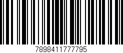 Código de barras (EAN, GTIN, SKU, ISBN): '7898411777795'