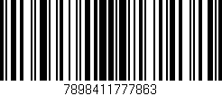 Código de barras (EAN, GTIN, SKU, ISBN): '7898411777863'