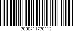 Código de barras (EAN, GTIN, SKU, ISBN): '7898411778112'