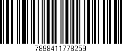 Código de barras (EAN, GTIN, SKU, ISBN): '7898411778259'