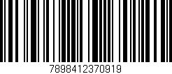 Código de barras (EAN, GTIN, SKU, ISBN): '7898412370919'