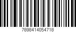 Código de barras (EAN, GTIN, SKU, ISBN): '7898414054718'