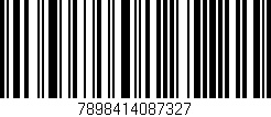 Código de barras (EAN, GTIN, SKU, ISBN): '7898414087327'