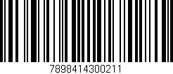 Código de barras (EAN, GTIN, SKU, ISBN): '7898414300211'
