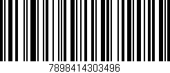 Código de barras (EAN, GTIN, SKU, ISBN): '7898414303496'