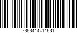 Código de barras (EAN, GTIN, SKU, ISBN): '7898414411931'