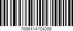 Código de barras (EAN, GTIN, SKU, ISBN): '7898414704286'
