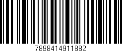Código de barras (EAN, GTIN, SKU, ISBN): '7898414911882'
