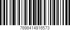 Código de barras (EAN, GTIN, SKU, ISBN): '7898414916573'