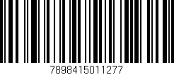 Código de barras (EAN, GTIN, SKU, ISBN): '7898415011277'
