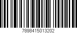 Código de barras (EAN, GTIN, SKU, ISBN): '7898415013202'