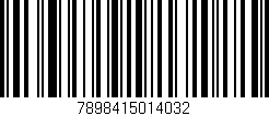 Código de barras (EAN, GTIN, SKU, ISBN): '7898415014032'