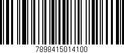 Código de barras (EAN, GTIN, SKU, ISBN): '7898415014100'