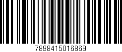 Código de barras (EAN, GTIN, SKU, ISBN): '7898415016869'