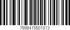Código de barras (EAN, GTIN, SKU, ISBN): '7898415501013'