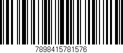 Código de barras (EAN, GTIN, SKU, ISBN): '7898415781576'