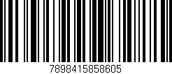 Código de barras (EAN, GTIN, SKU, ISBN): '7898415858605'