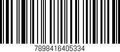 Código de barras (EAN, GTIN, SKU, ISBN): '7898416405334'
