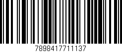 Código de barras (EAN, GTIN, SKU, ISBN): '7898417711137'