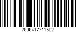 Código de barras (EAN, GTIN, SKU, ISBN): '7898417711502'