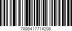 Código de barras (EAN, GTIN, SKU, ISBN): '7898417714206'