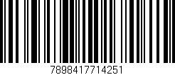 Código de barras (EAN, GTIN, SKU, ISBN): '7898417714251'