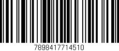 Código de barras (EAN, GTIN, SKU, ISBN): '7898417714510'
