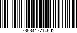 Código de barras (EAN, GTIN, SKU, ISBN): '7898417714992'