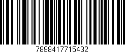 Código de barras (EAN, GTIN, SKU, ISBN): '7898417715432'