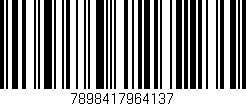 Código de barras (EAN, GTIN, SKU, ISBN): '7898417964137'