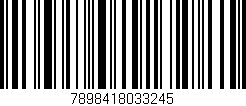 Código de barras (EAN, GTIN, SKU, ISBN): '7898418033245'