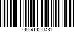 Código de barras (EAN, GTIN, SKU, ISBN): '7898418233461'