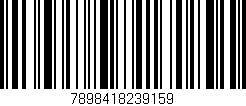 Código de barras (EAN, GTIN, SKU, ISBN): '7898418239159'