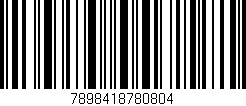 Código de barras (EAN, GTIN, SKU, ISBN): '7898418780804'