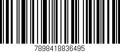Código de barras (EAN, GTIN, SKU, ISBN): '7898418836495'
