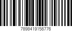 Código de barras (EAN, GTIN, SKU, ISBN): '7898419156776'