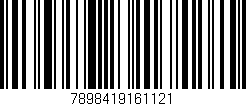 Código de barras (EAN, GTIN, SKU, ISBN): '7898419161121'
