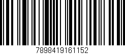 Código de barras (EAN, GTIN, SKU, ISBN): '7898419161152'