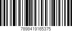 Código de barras (EAN, GTIN, SKU, ISBN): '7898419165375'