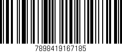 Código de barras (EAN, GTIN, SKU, ISBN): '7898419167185'