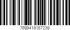 Código de barras (EAN, GTIN, SKU, ISBN): '7898419167239'