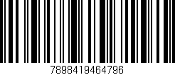 Código de barras (EAN, GTIN, SKU, ISBN): '7898419464796'